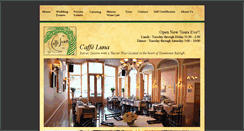 Desktop Screenshot of cafeluna.com